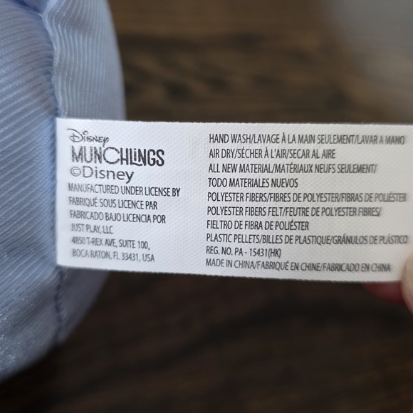 Disney Munchlings Stitch Blueberry Crumble Plush Toy 0+ Stuffed Animal 12" - Picture 5 of 7